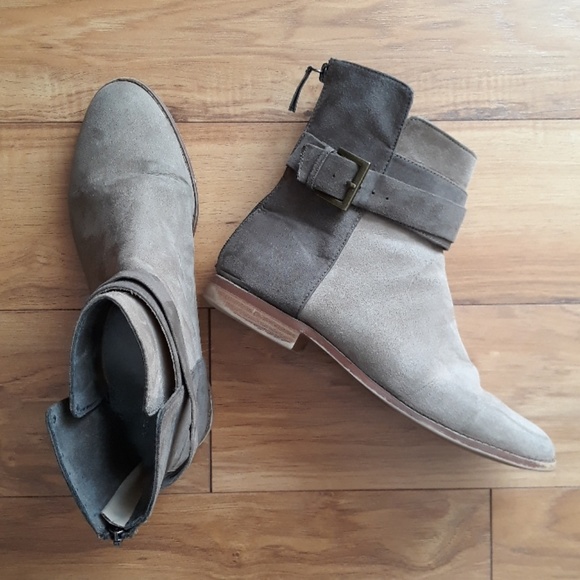 zara suede booties